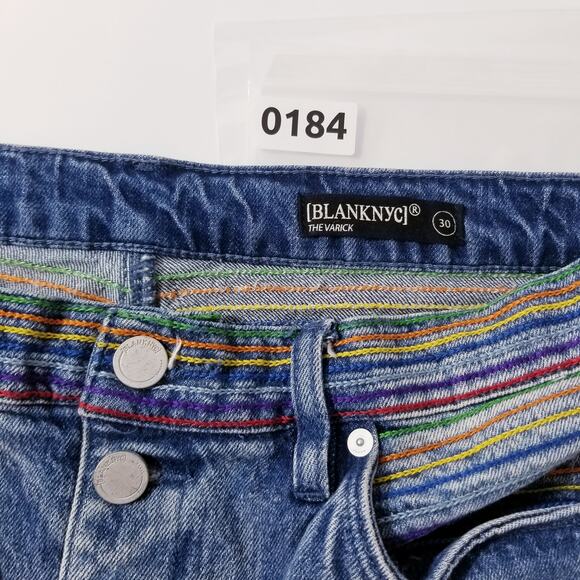 Blank NYC The Varick Kick Flare Rainbow Jeans - Picture 10 of 13